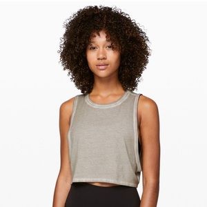 Lululemon MUSCLE LOVE CROP TANK *Fade